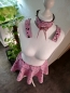 Preview: Latex Wenderock Set Halsband,Handfesseln und Halsschleife (size:M)